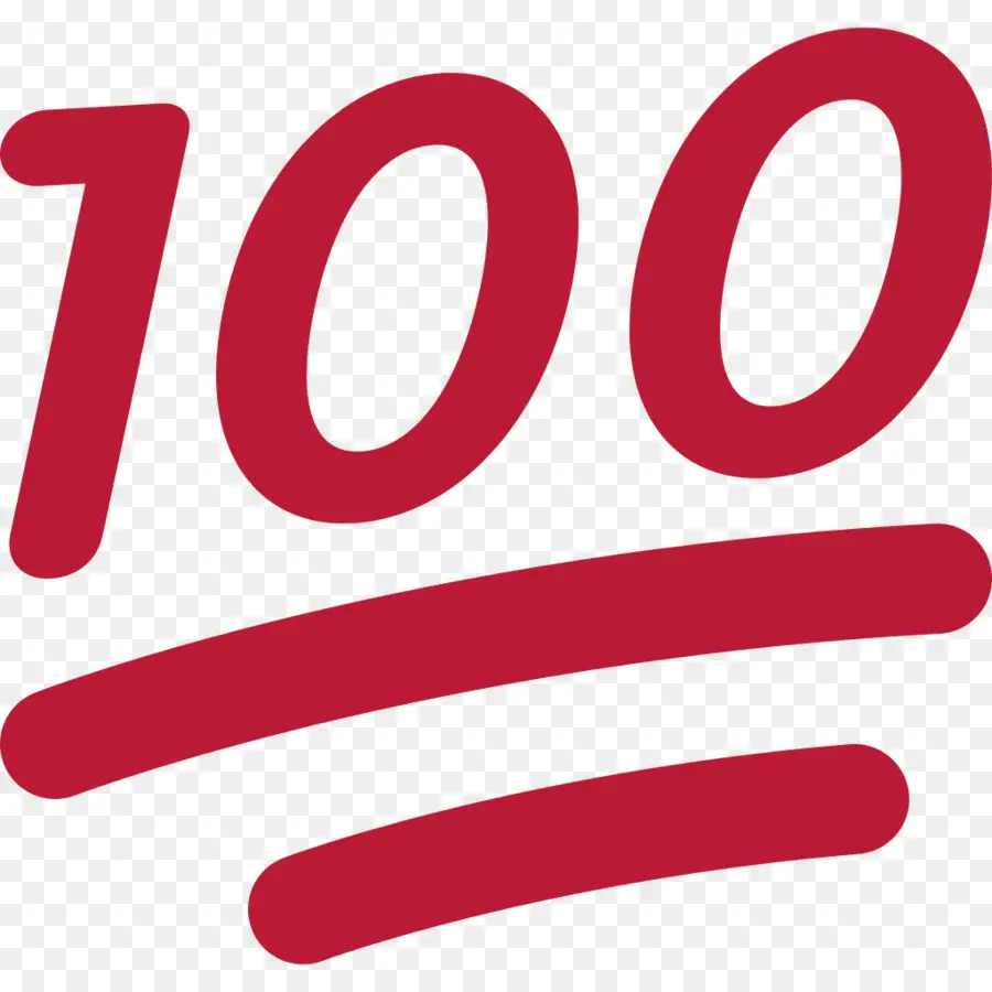 100 Emoji，Kırmızı PNG