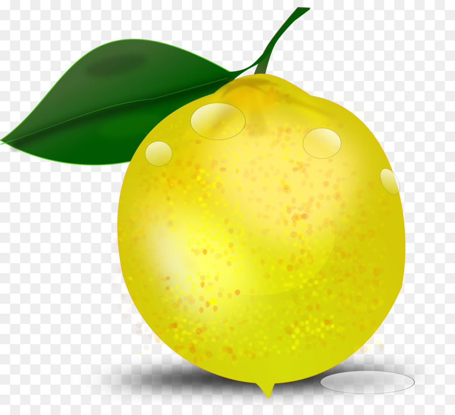 Sarı Limon，Yaprak PNG