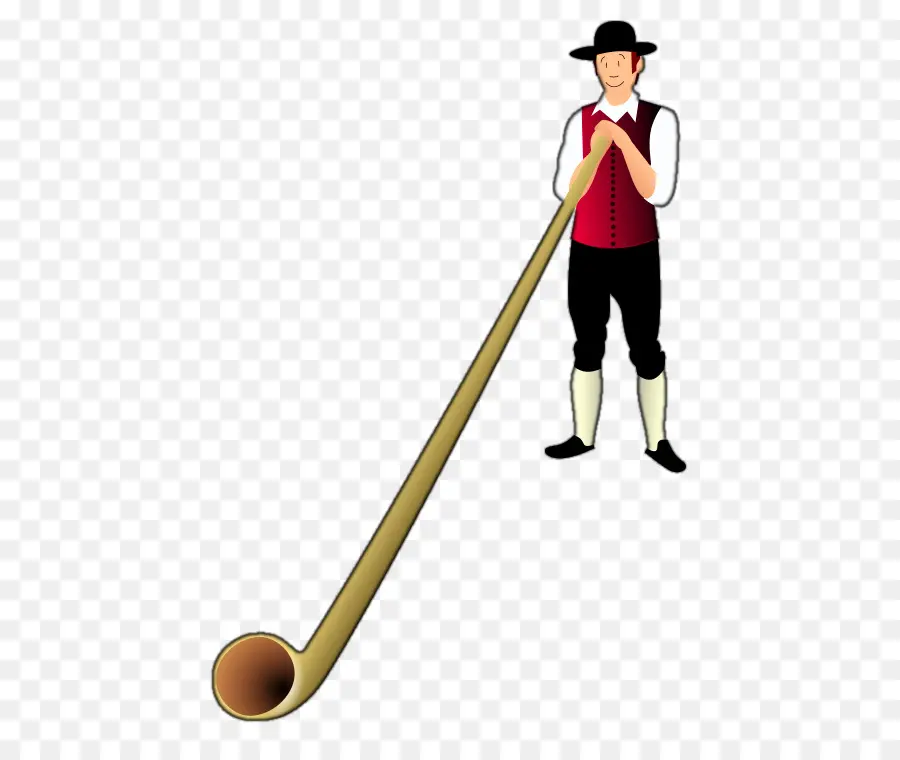 Alphorn Oyuncusu，Enstrüman PNG