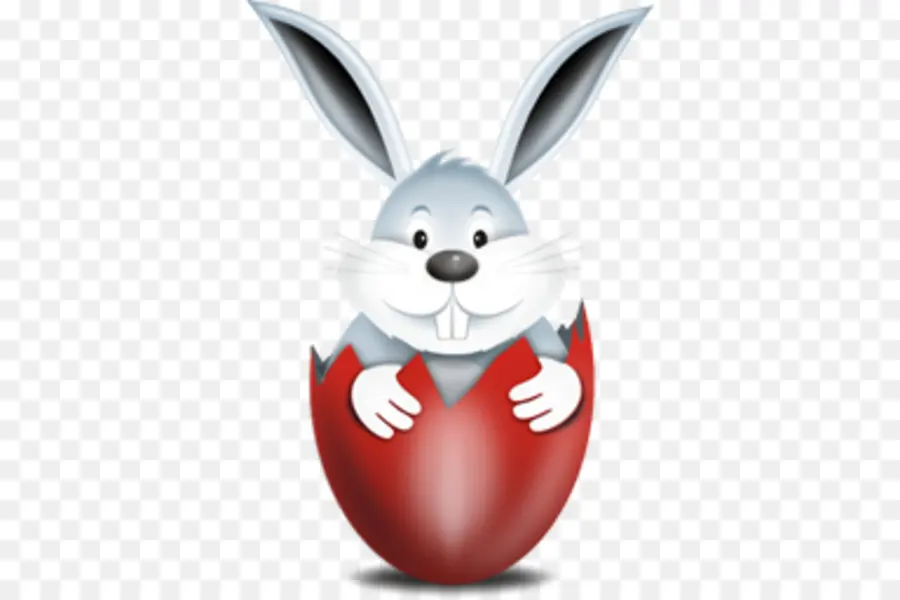 Paskalya Tavşanı，Kırmızı Paskalya Yumurtası PNG
