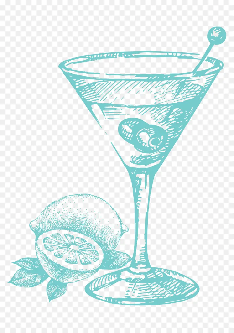 Martini Bardağı，Kokteyl PNG