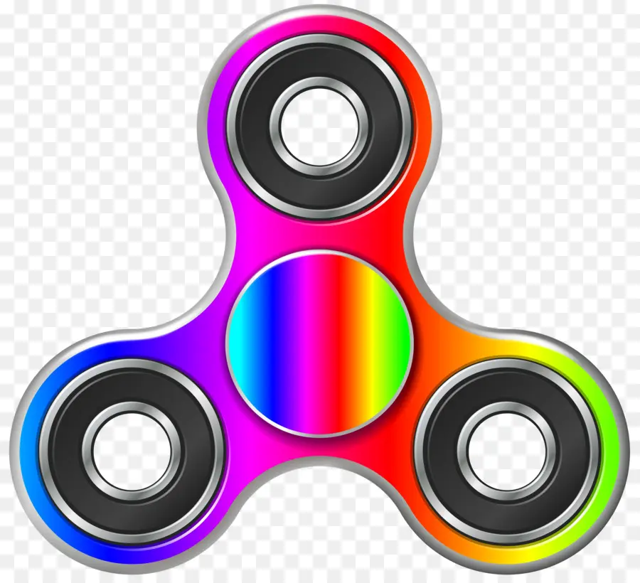 Gökkuşağı Fidget Spinner，Döndürücü PNG