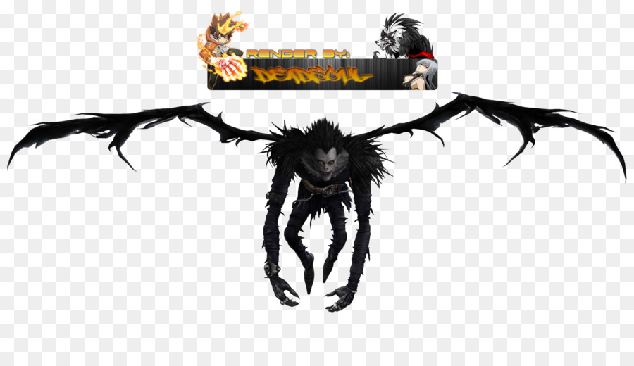 Ryuk Yagami Light Death Note Film Shinigami Olum Seffaf Png Goruntusu