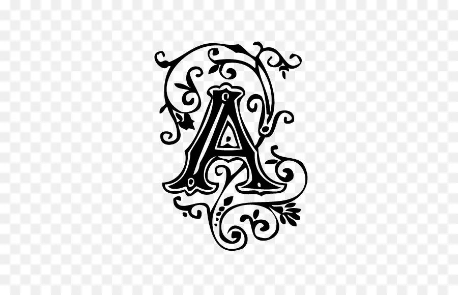 A，Monogram PNG