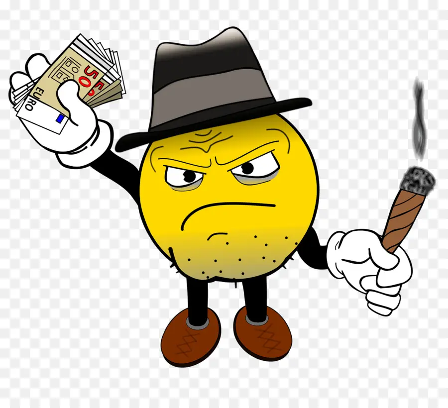 Gangster Emojisi，Para PNG