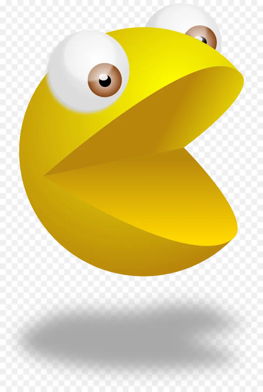 Sarı Pac Man，Oyun PNG