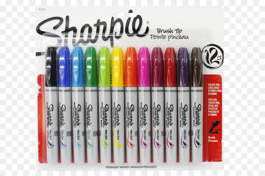 Sharpie İşaretleyiciler，Renkler PNG