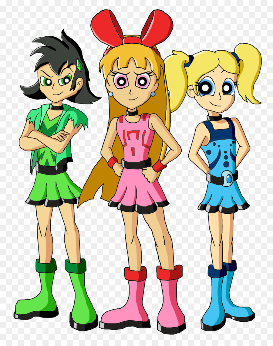 Powerpuff Kızları，Karakterler PNG