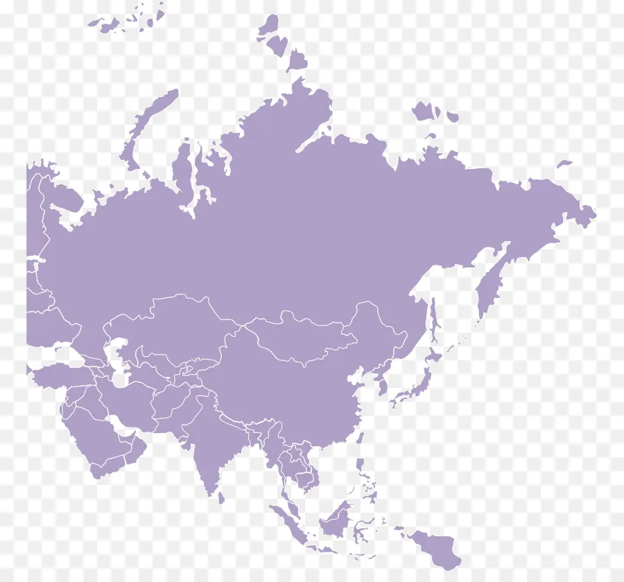 Asya，Dünya Haritası PNG