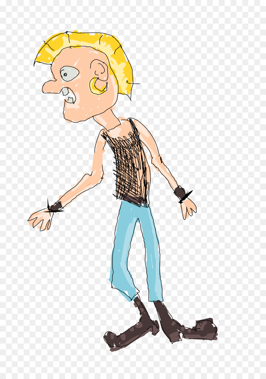 Punk Rock，Çizim PNG