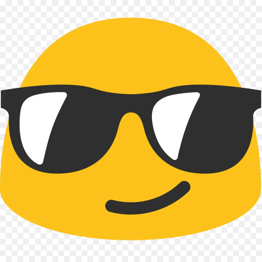 Güneş Gözlüklü Havalı Emoji，Yüz PNG