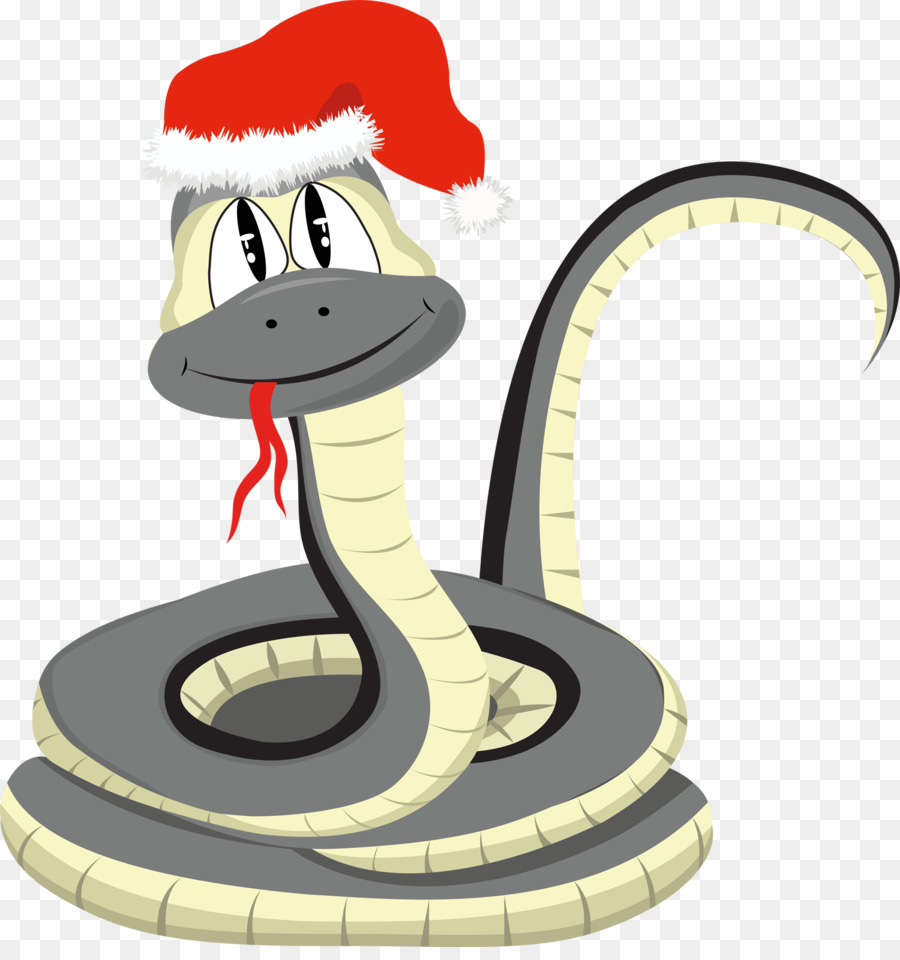 Noel Baba şapkası Yılanı，Noel PNG