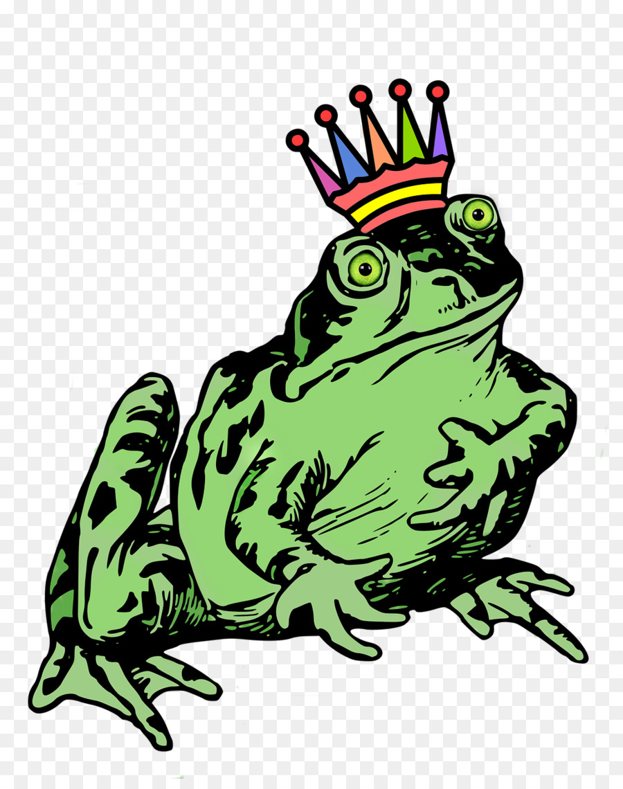 Frog With Crown，Kurbağa PNG