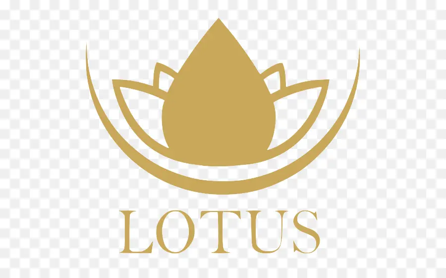 Altın Lotus Logosu，çiçek PNG