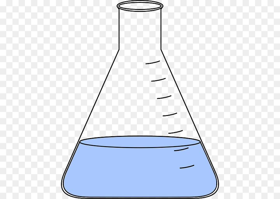 Laboratuvar Siseler Erlenmeyer Flask Kimya Beaker Matara Seffaf Png Goruntusu