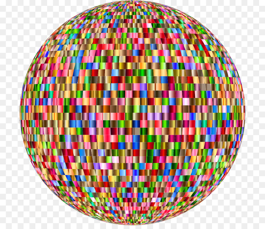 Renkli Küre，Geometrik PNG