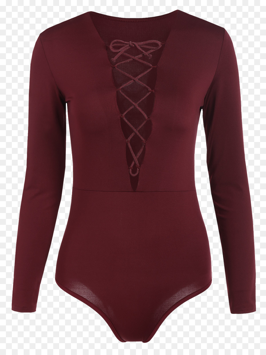 Bordo Bodysuit，Moda PNG