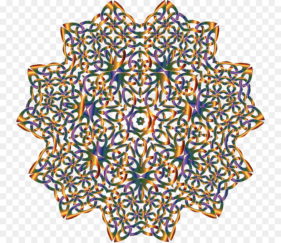 Karmaşık Mandala，Simetri PNG