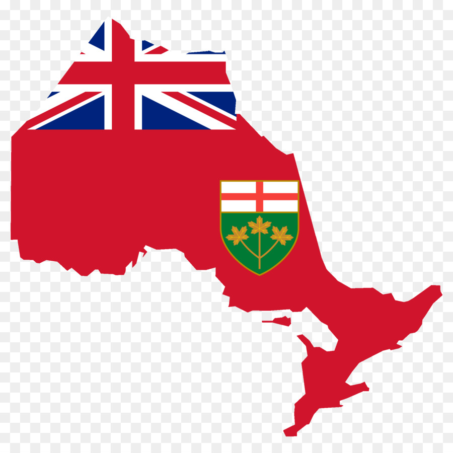 Ontario Haritası，Bayrak PNG