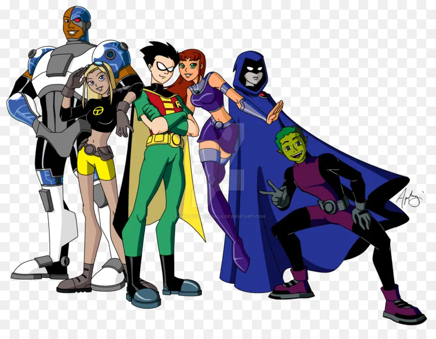 Teen Titans Karakterleri，Süper Kahramanlar PNG