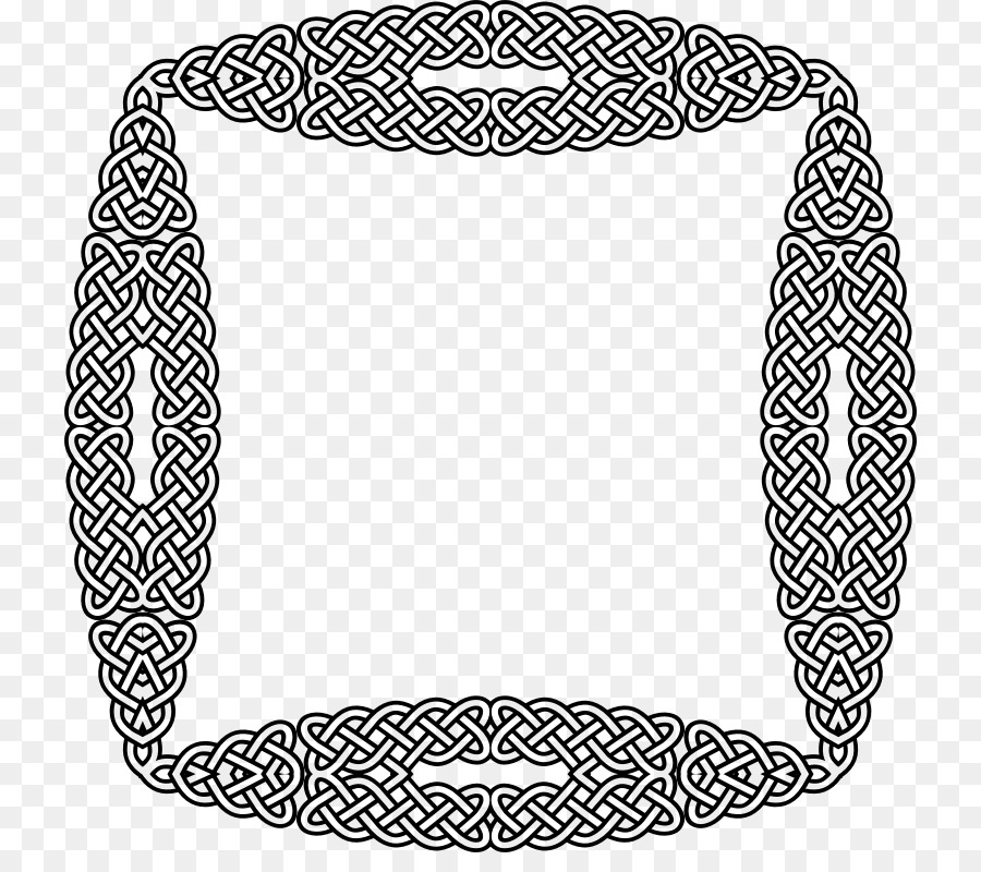 Celtic Knot，Siyah Ve Beyaz PNG