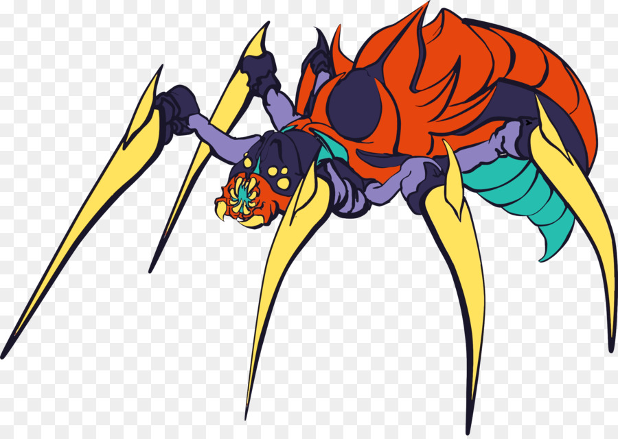 örümcek，Canavar PNG