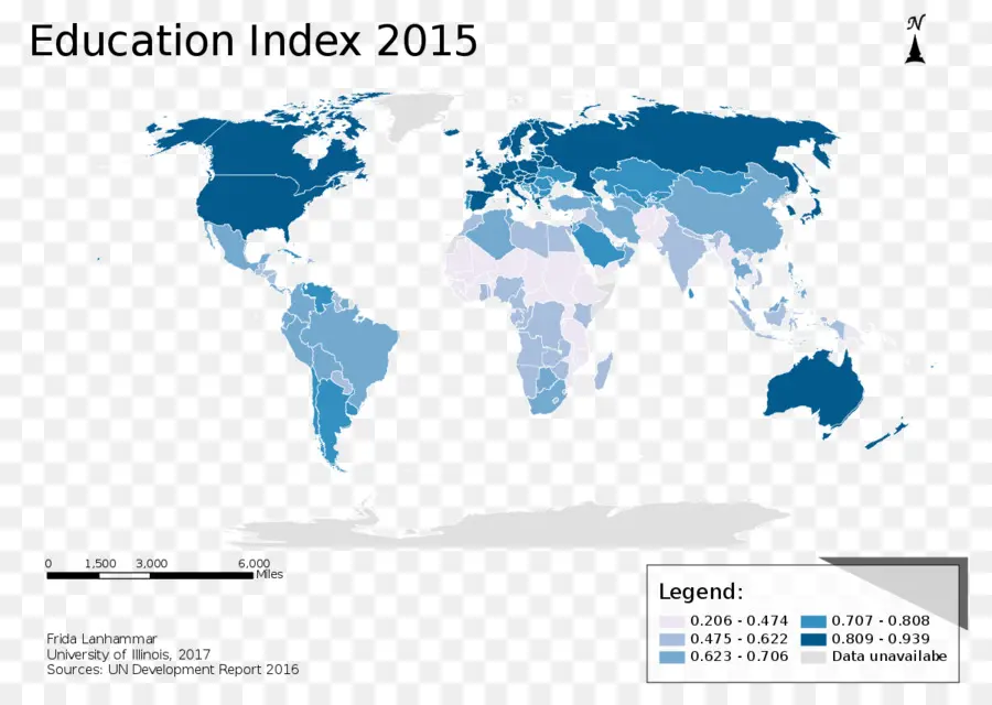 Eğitim Endeksi，Küresel PNG