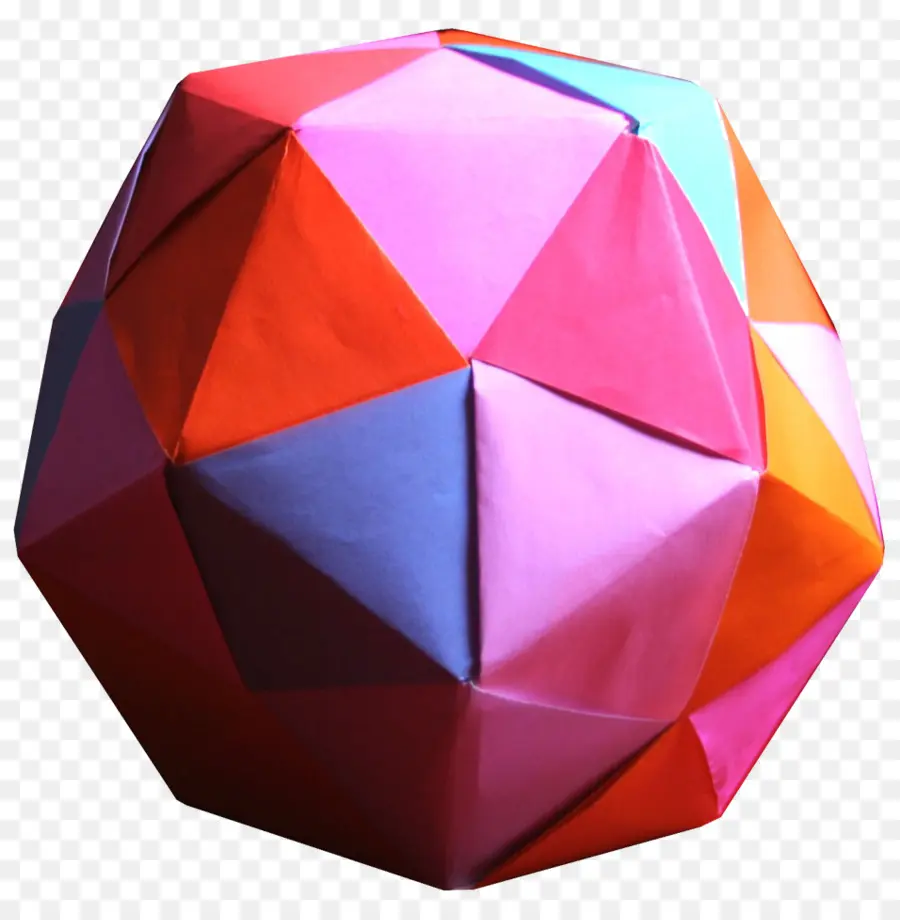 Dodekahedron，Modüler Origami PNG