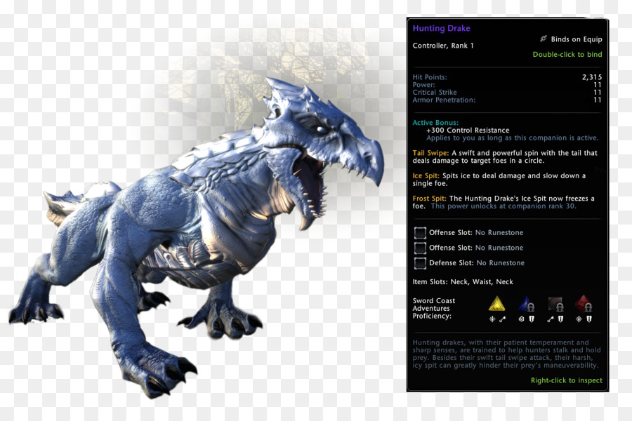 Neverwinter，Pusu Drake PNG