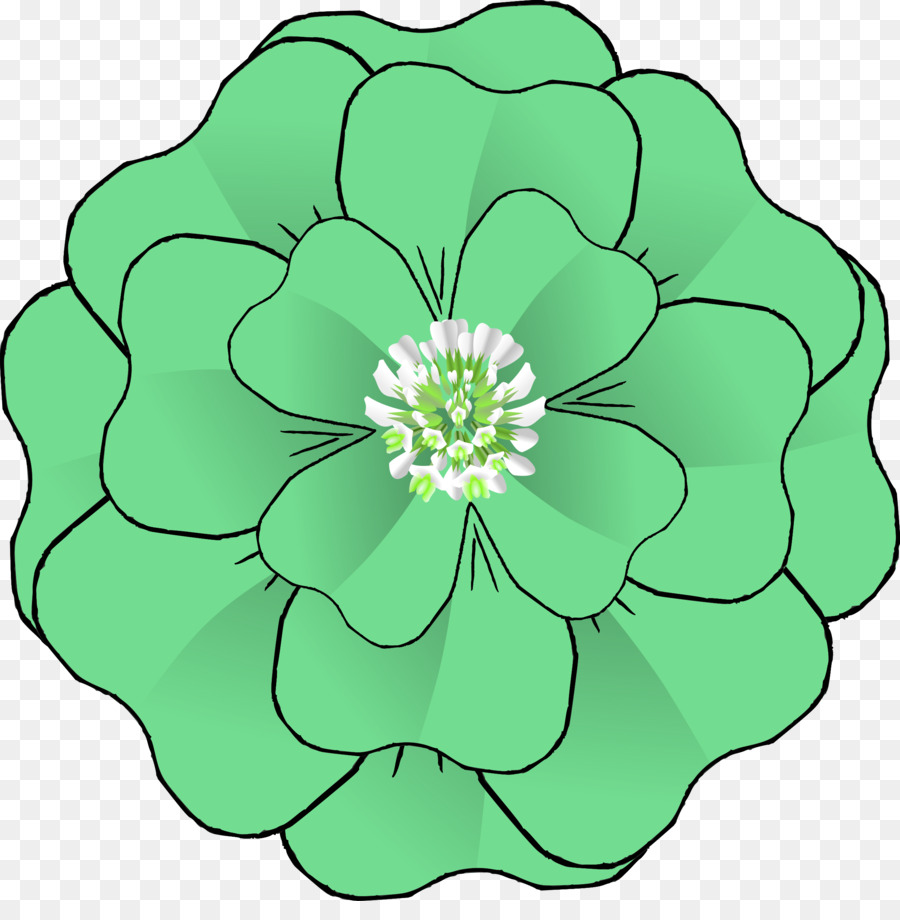 Yeşil，çiçek PNG
