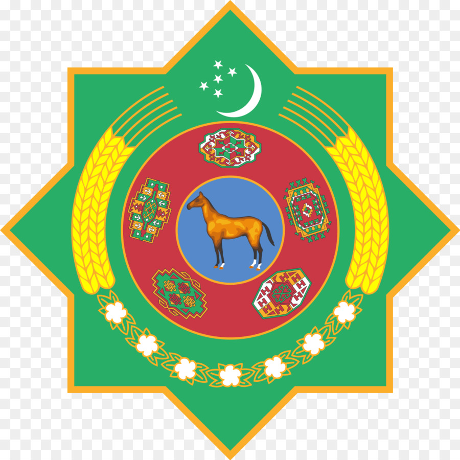 Türkmenistan，Türkmenistan Amblemi PNG