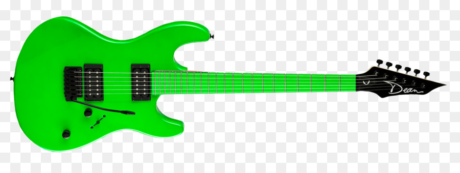 Yeşil Elektro Gitar，Dizeler PNG