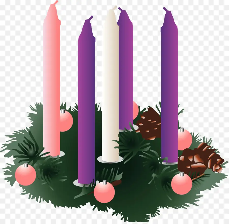 Advent Çelengi，Mumlar PNG