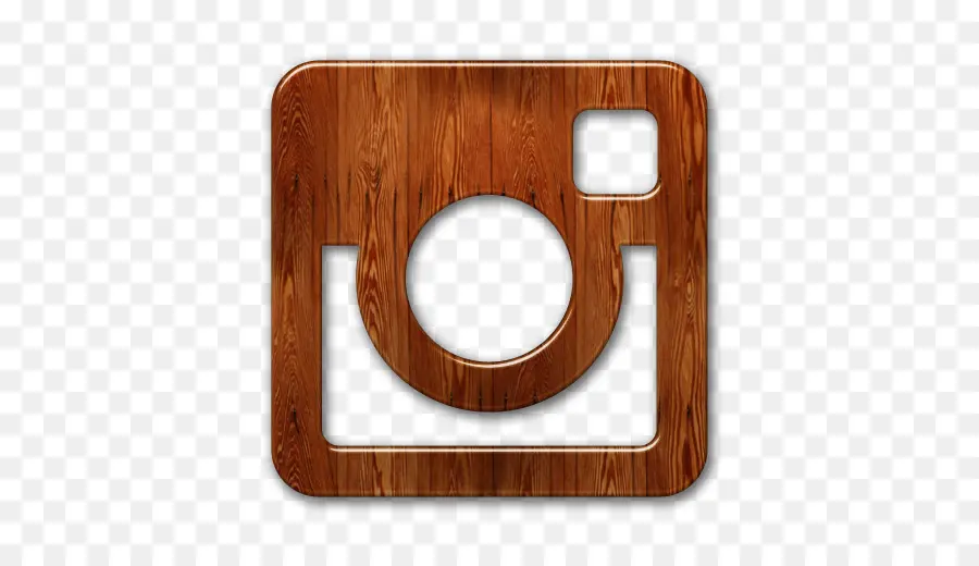 Ahşap Instagram Logosu，Sosyal Medya PNG