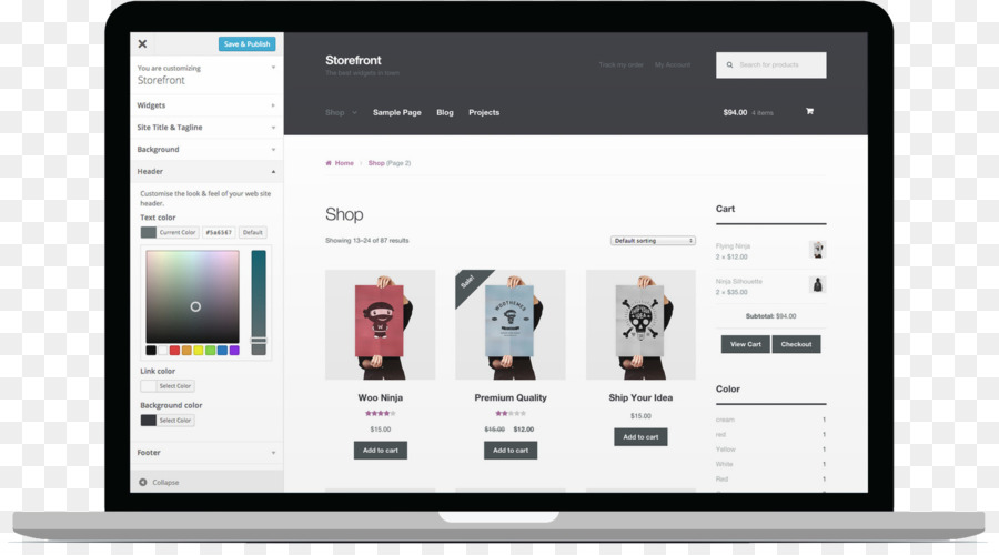 Woocommerce，Vitrin PNG