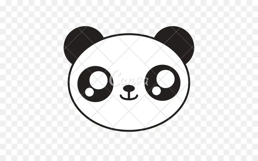 Panda Yüzü，Sevimli PNG