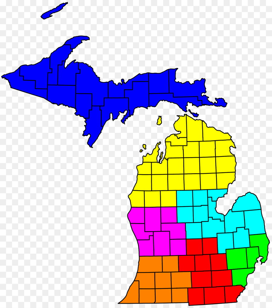 Michigan Haritası，Durum PNG