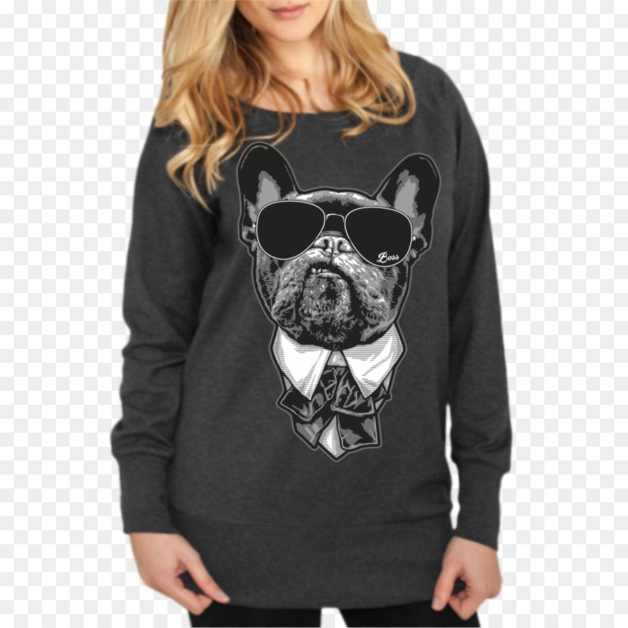 Tshirt，Fransız Bulldog PNG