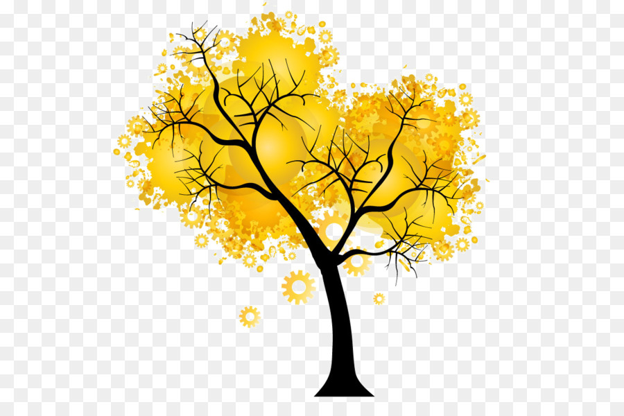 Ağaç，Altın PNG