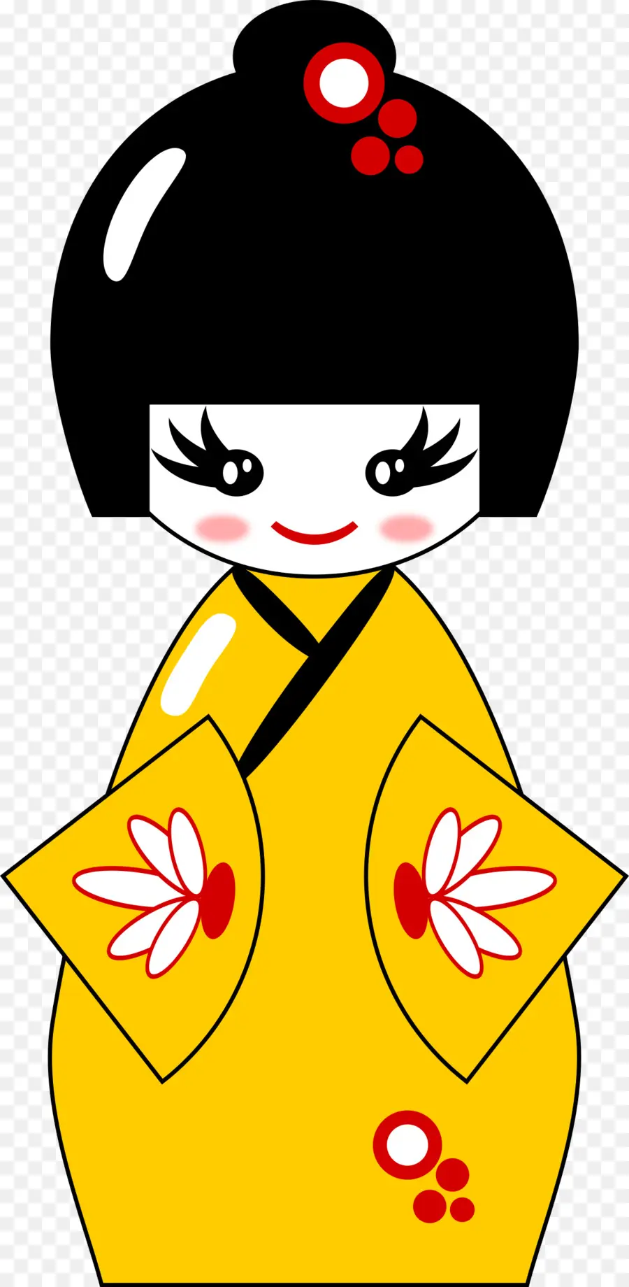 Kokeshi Bebeği，Japonca PNG