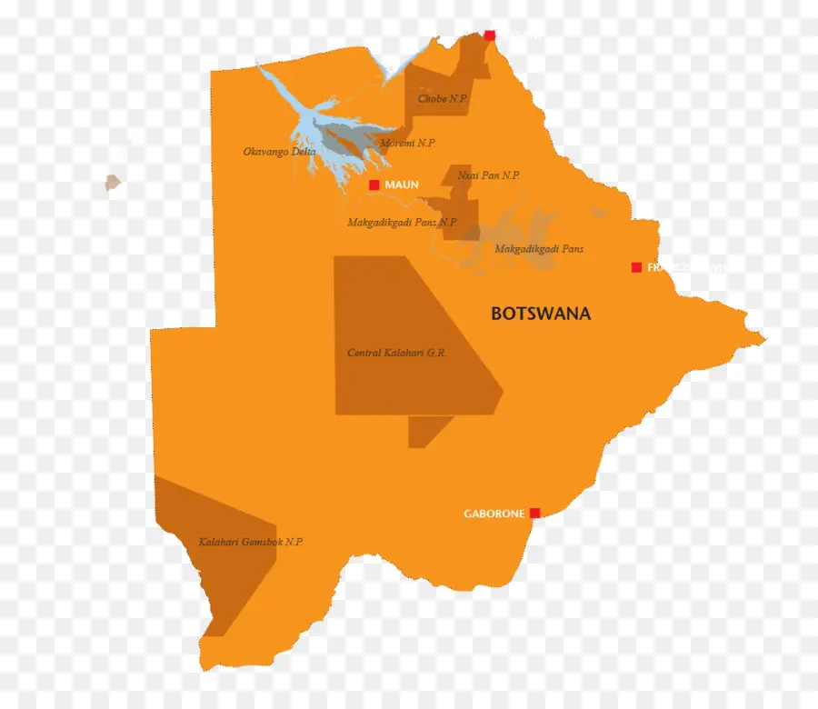 Botswana，Amerika Birleşik Devletleri PNG