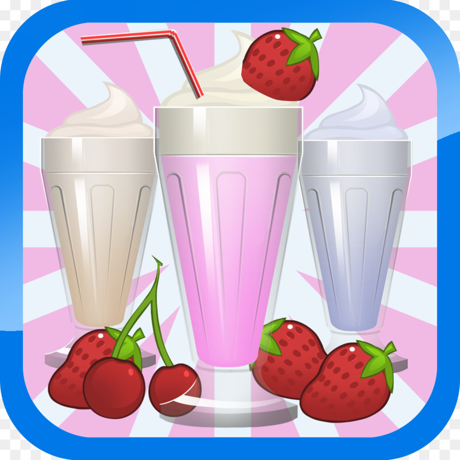 Milkshake'ler，çilek PNG