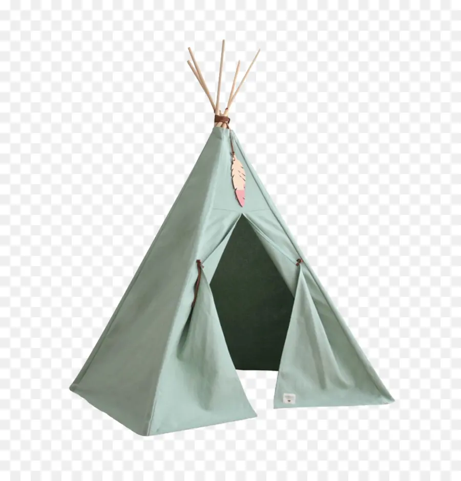 Teepee Çadırı，Yeşil PNG