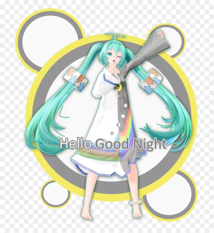 Hatsune Miku，Iyi Geceler öpücüğü PNG