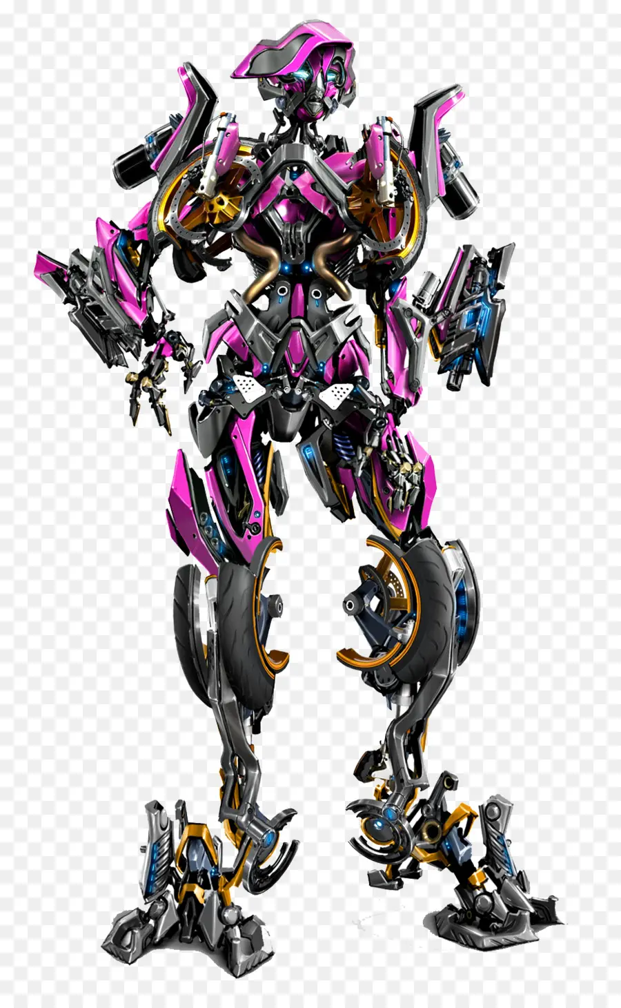 Pembe Robot，Mekanik PNG