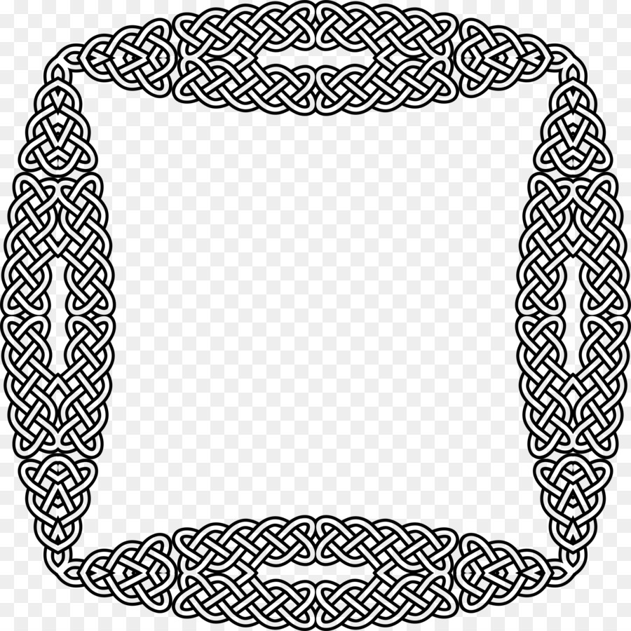 Celtic Knot，Siyah Ve Beyaz PNG