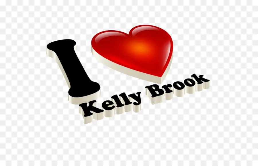 Kelly Brook'u Seviyorum，Kalp PNG