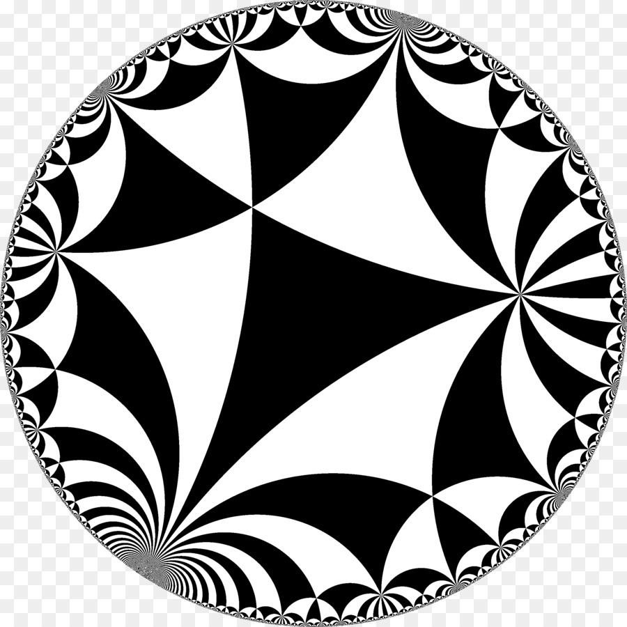 Siyah Beyaz Desen，Geometrik PNG