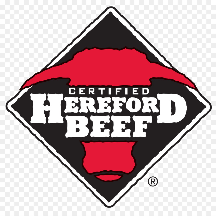 Hereford Sığır Eti Logosu，Sertifikalı PNG