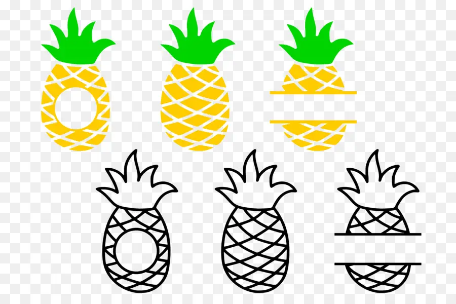 Ananas，Dilimler PNG